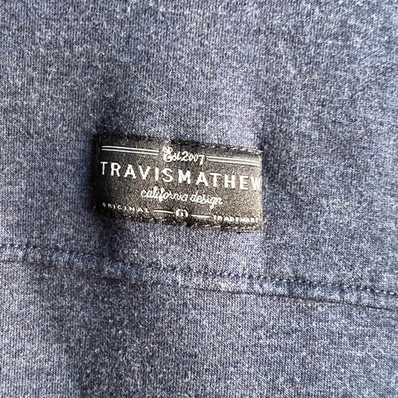 Travis Mathew Mens Blue Full Zip Golf Sweater Size Large - Picture 4 of 7